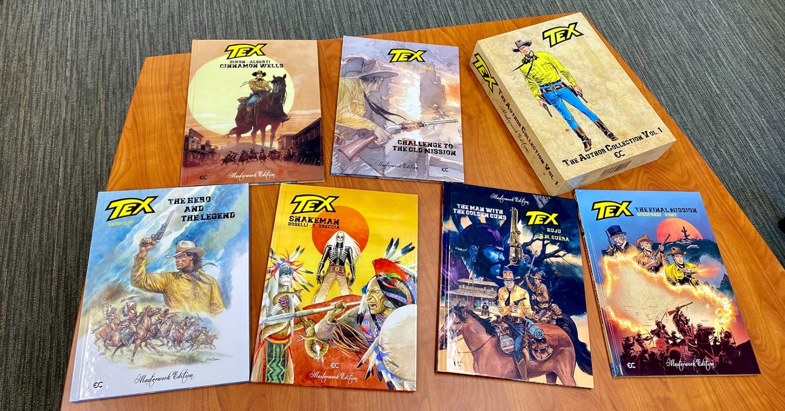 Tex: The Author Collection Vol. 1 (2026), Serpieri, E. Breccia, Guera, Font…