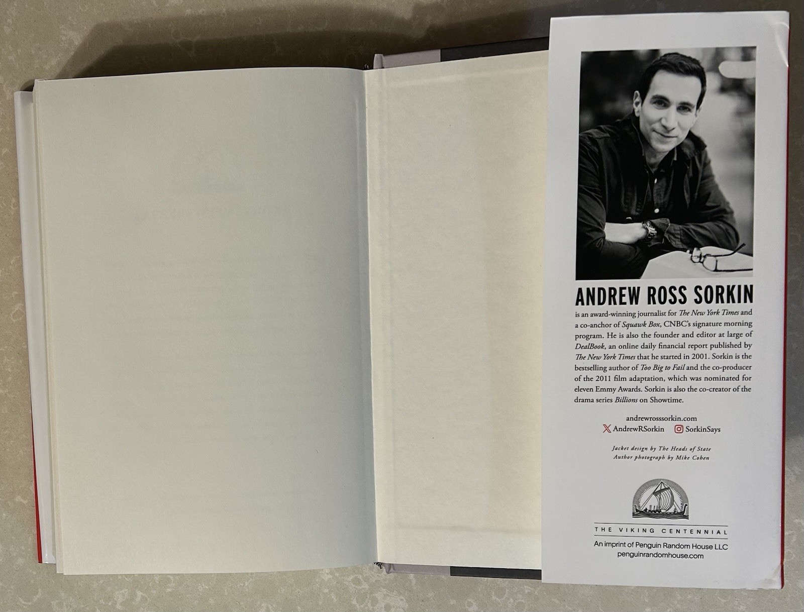 1929: Inside the Greatest Crash – Hardcover, by Sorkin Andrew Ross