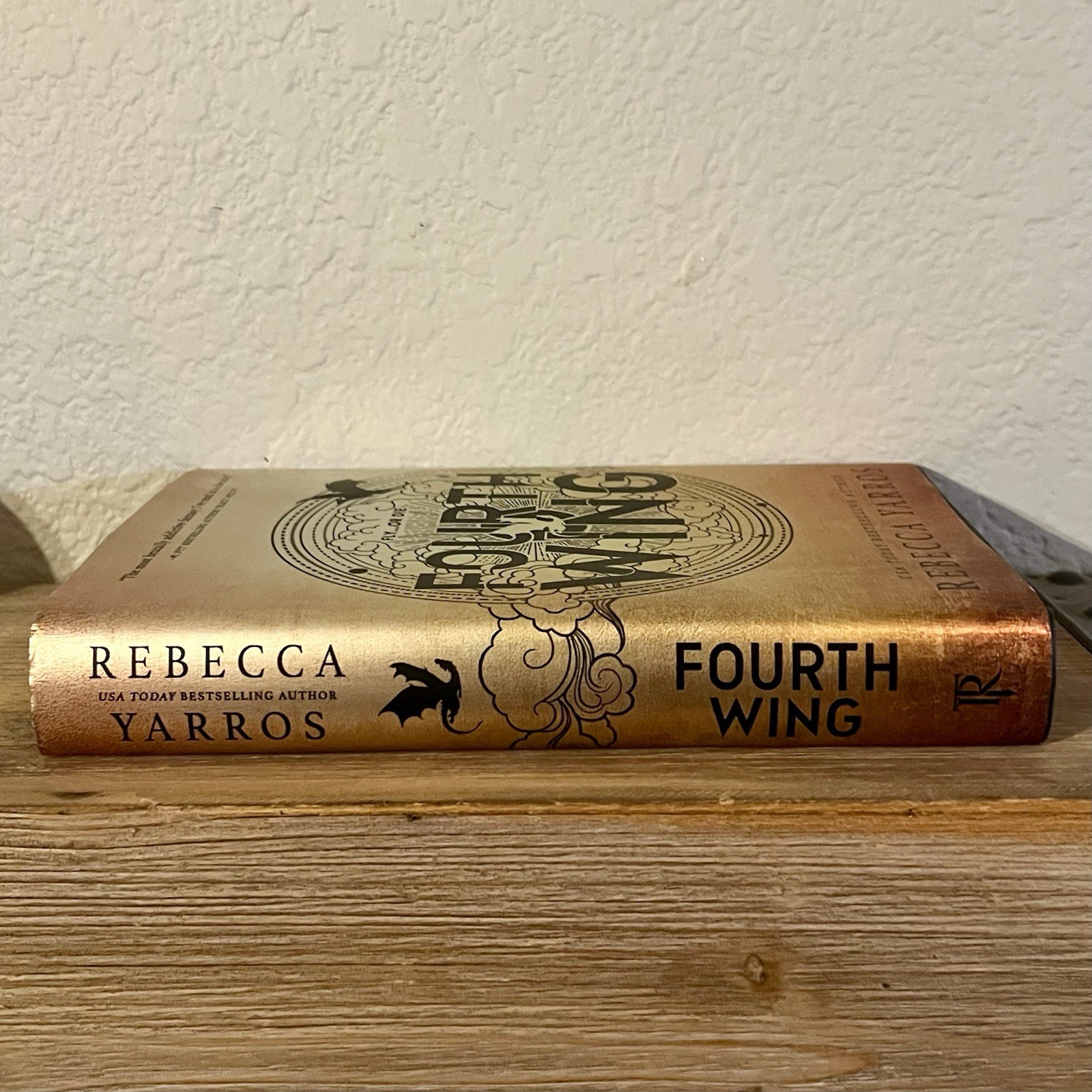 Fourth Wing by Rebecca Yarros First Edition & Printing | Sprayed Edges Hardcover