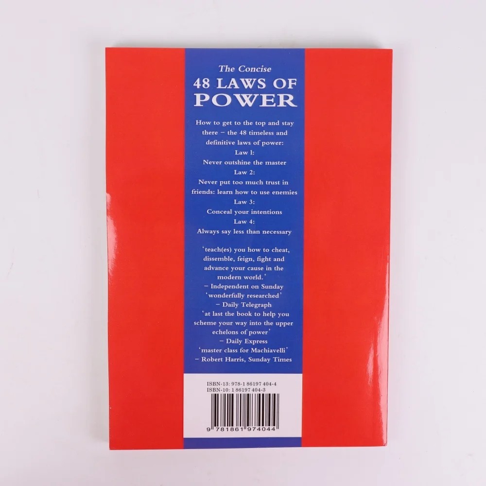 The Concise 48 Laws Of Power by Robert Greene Paperback Book – Free Shipping USA