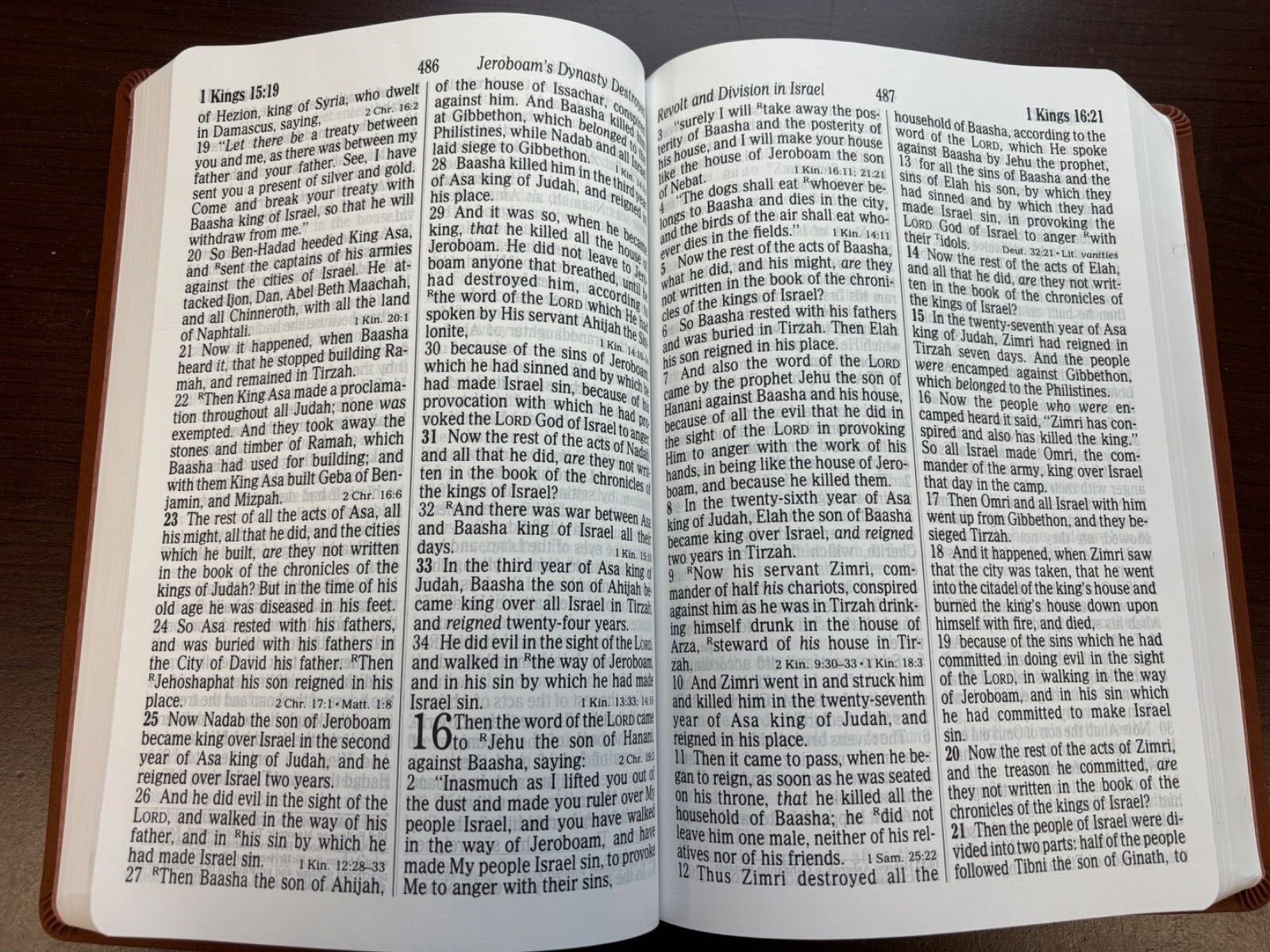 Super Giant Print Bible NKJV Imitation Leather Largest Print 16 point BRAND NEW!