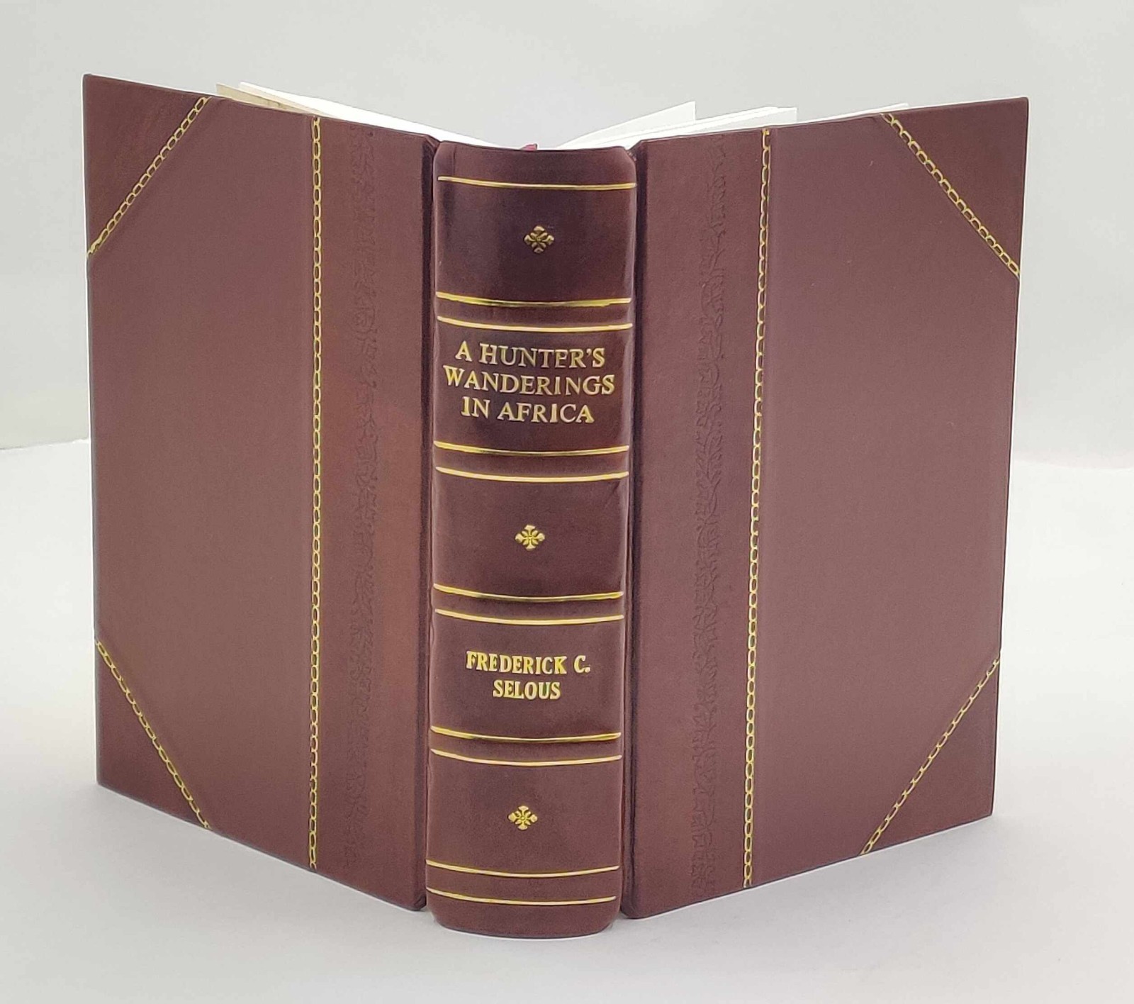 A hunter’s wanderings in Africa : being a narrative of nine ye [Leather Crafted]
