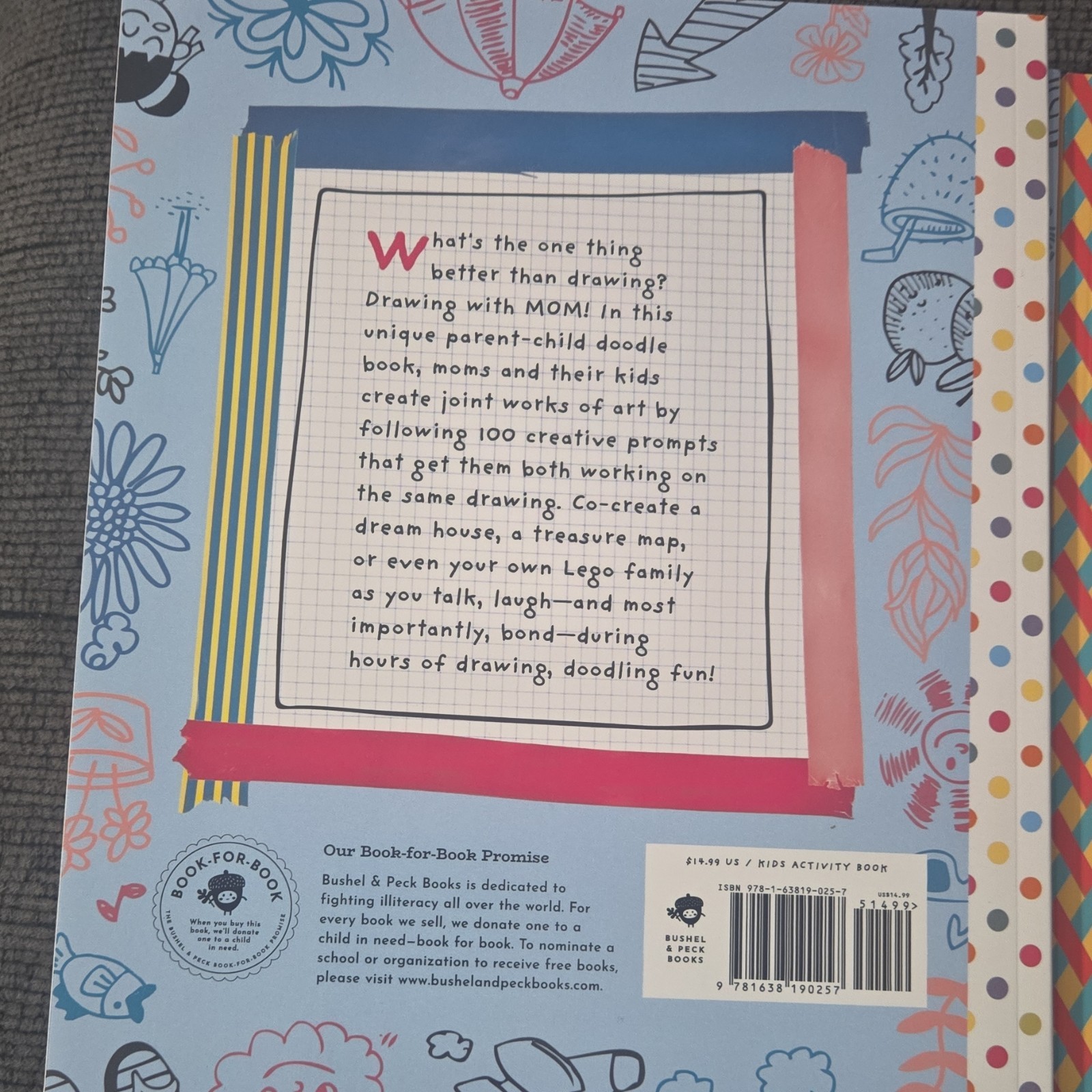 Bushel & Peck Books Draw with Mom! Activity Book Ages 4-8 Paperback