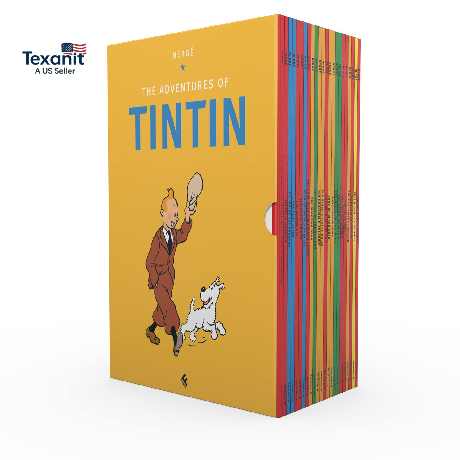 Tintin Paperback Boxed Set 23 Titles