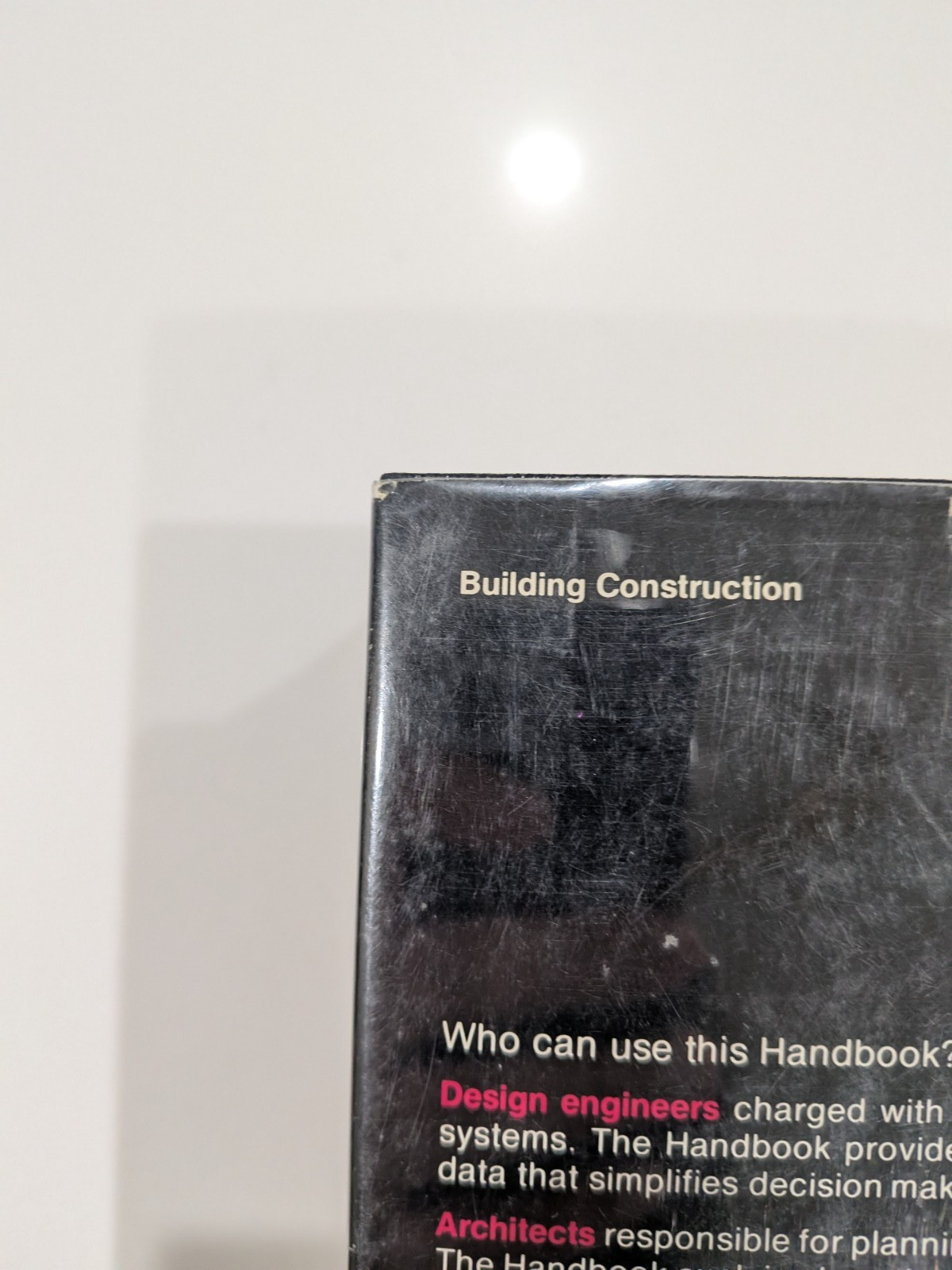 Handbook Mechanical & Electrical Systems Buildings | Bovay 1981 | 1st DJ Insert