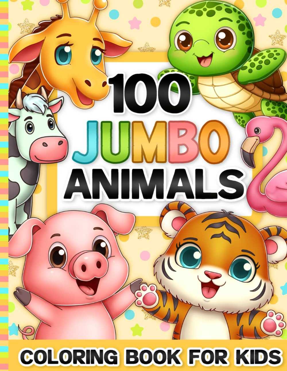Animals Coloring Book for Kids: for Girls and Boys Ages 4-8 and Toddlers 1-3, 2-