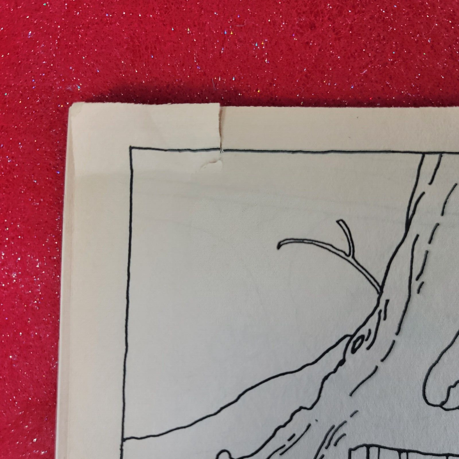 Vintage 1988 Meadow Mouse’s City Christmas Story Coloring Book 47 Pages