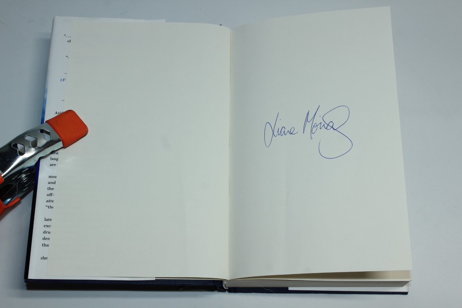 Here One Moment by Liane Moriarty (2024) SIGNED 1st Edition 1st Print HCDJ