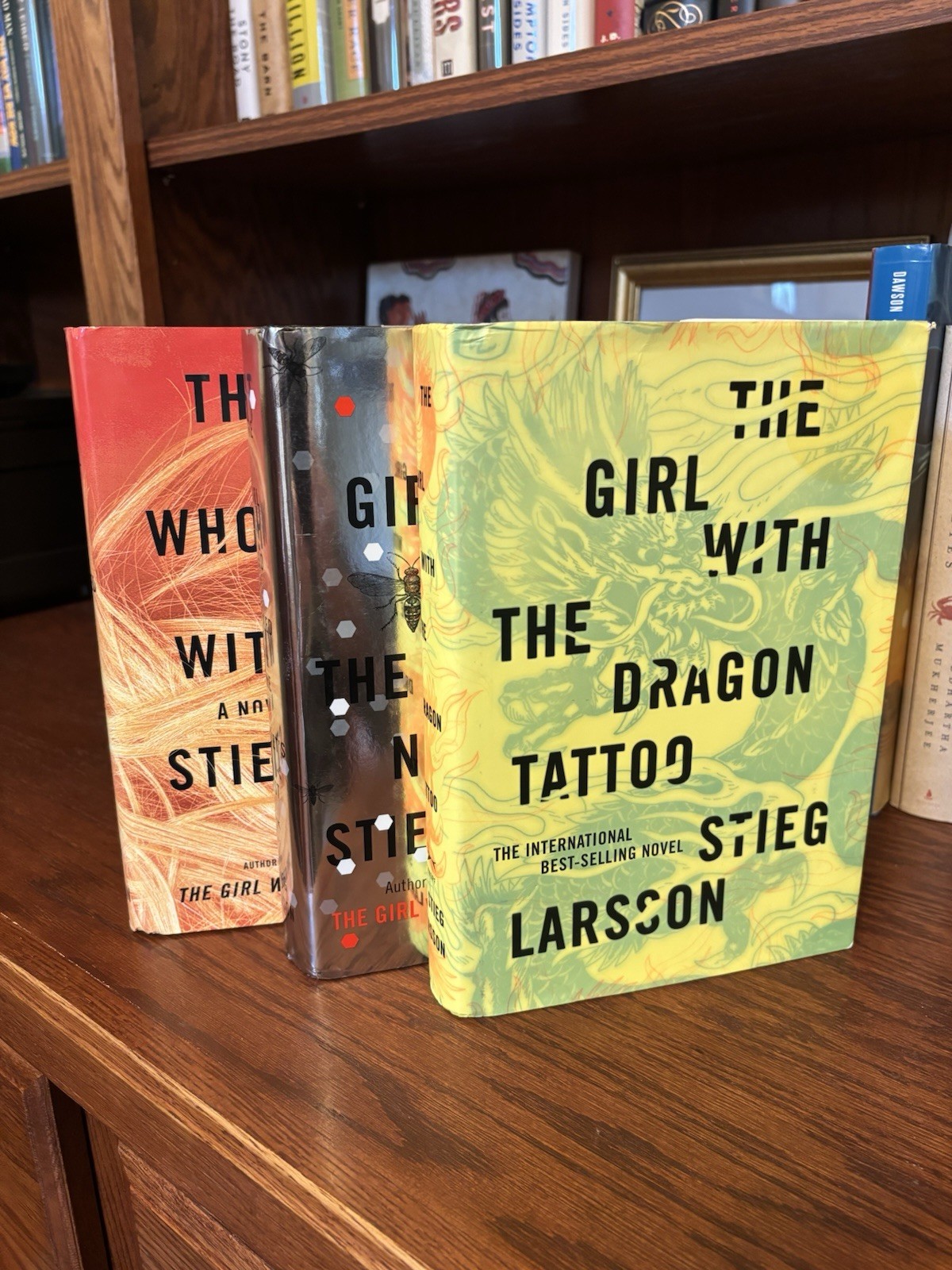 The Millennium Trilogy. Stieg Larsson. 3 First Printings. Knopf 2008-10. NF/NF