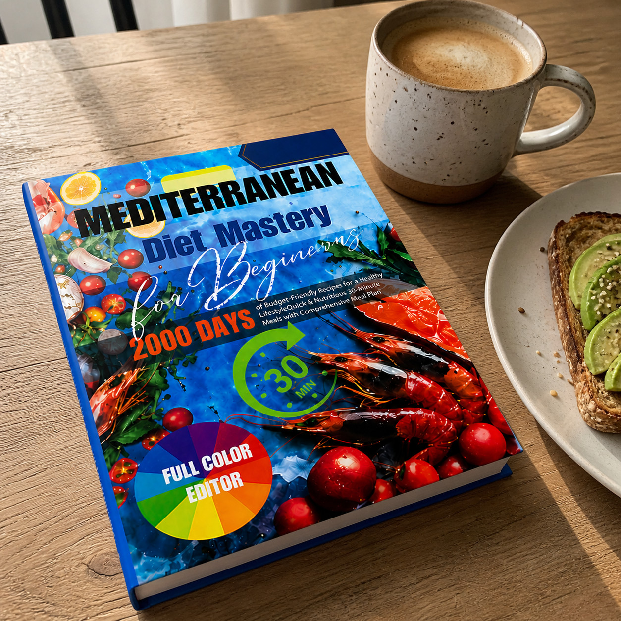 Mediterranean Diet Cookbook 2025 Edition | Full Color Сookbook | Hardcover
