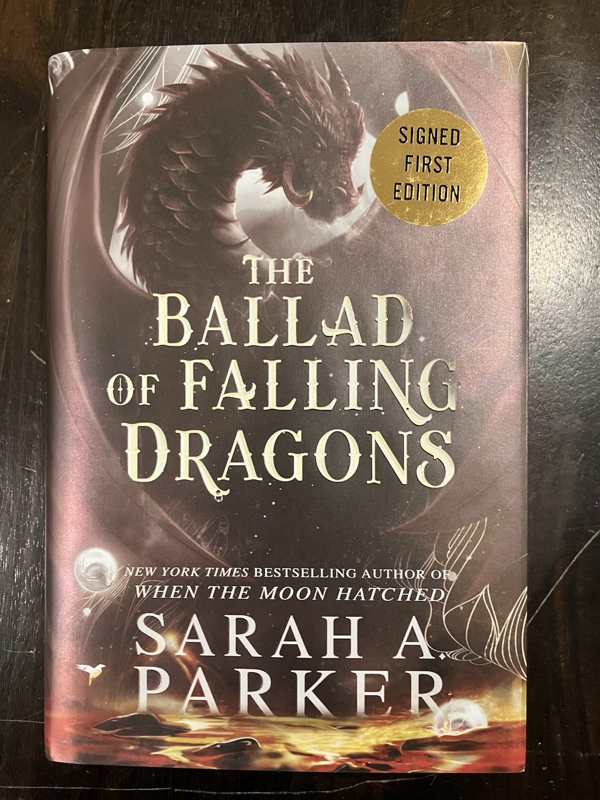 *Signed* The Ballad Of Falling Dragons by Sarah A. Parker – B&N Deluxe Edition
