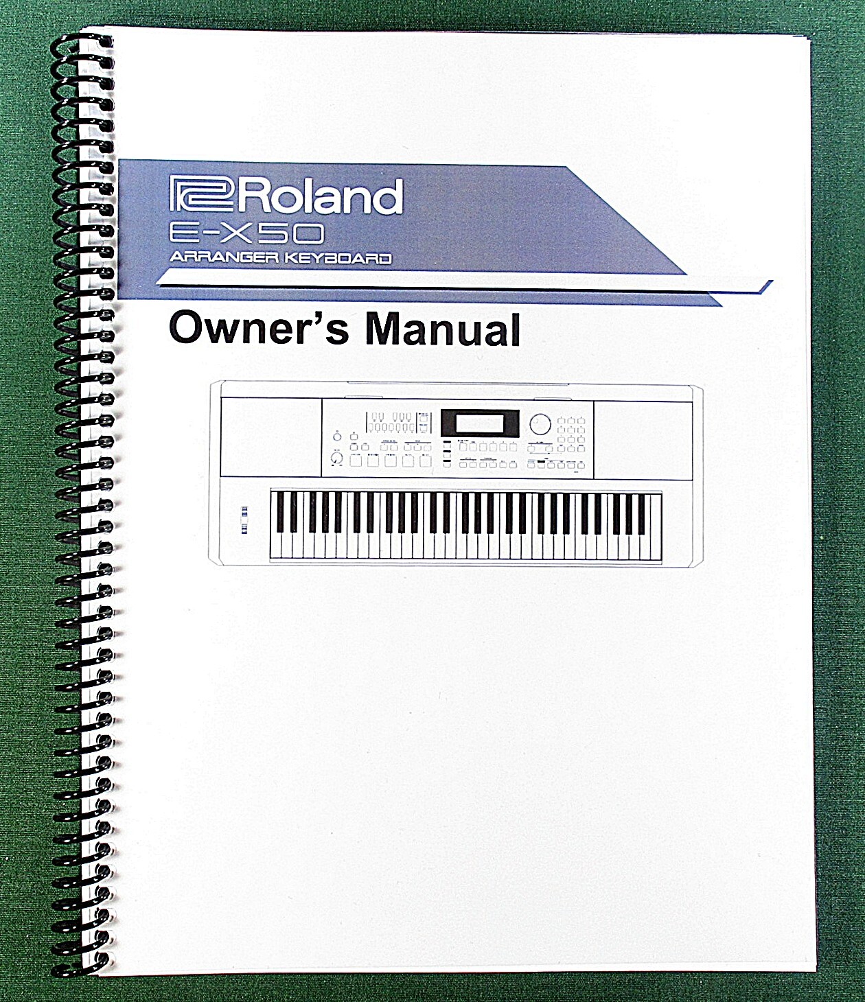 Roland E-X50 Owner’s Instruction Manual: 47 Pages & Protective Covers!