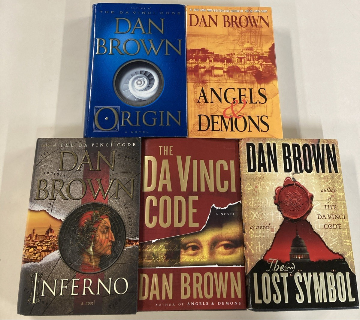 Rebecca Langdon Series lot of 5 HC DJ Dan Brown 2000s Good