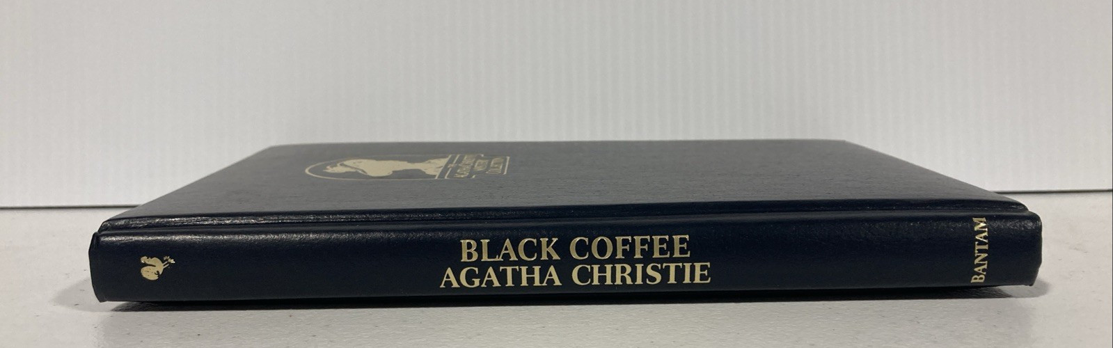 RARE Black Coffee Agatha Christie Mystery Collection Bantam Leatherette 1998