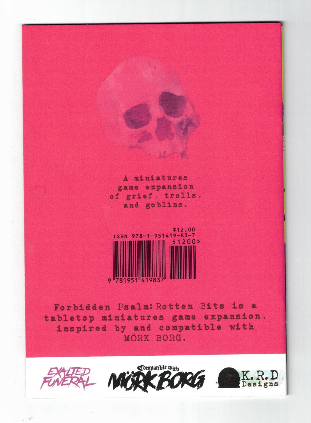 Rotten Bits Supplement for Forbidden Psalm RPG Book Mork Borg