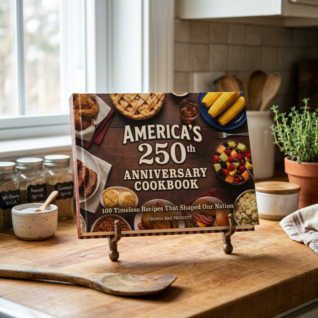 America’s 250th Anniversary Cookbook: 100 Timeless Recipes That Shaped Our Natio