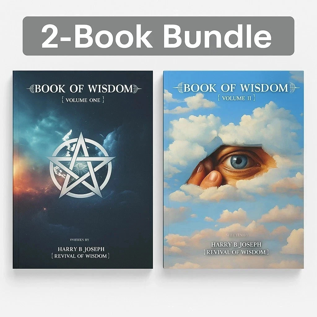 Book of Wisdom Volumes 1 & 2 by Harry B. Joseph -Paperback Bundle – US Stock