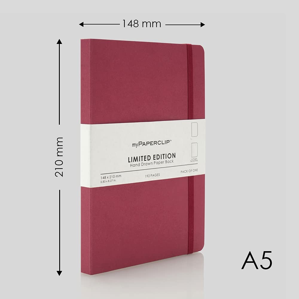 Limited Edition A5 Plain Notebook | 192 Pages, 100 GSM, Soft Cover, A5 (5.83 …