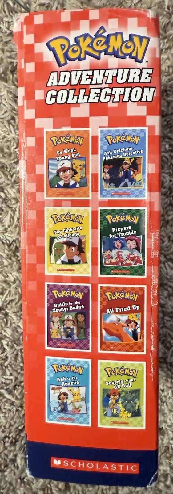 Pokemon Adventure Collection Box Set 8 Chapter Books COMPLETE Pikachu Scholastic