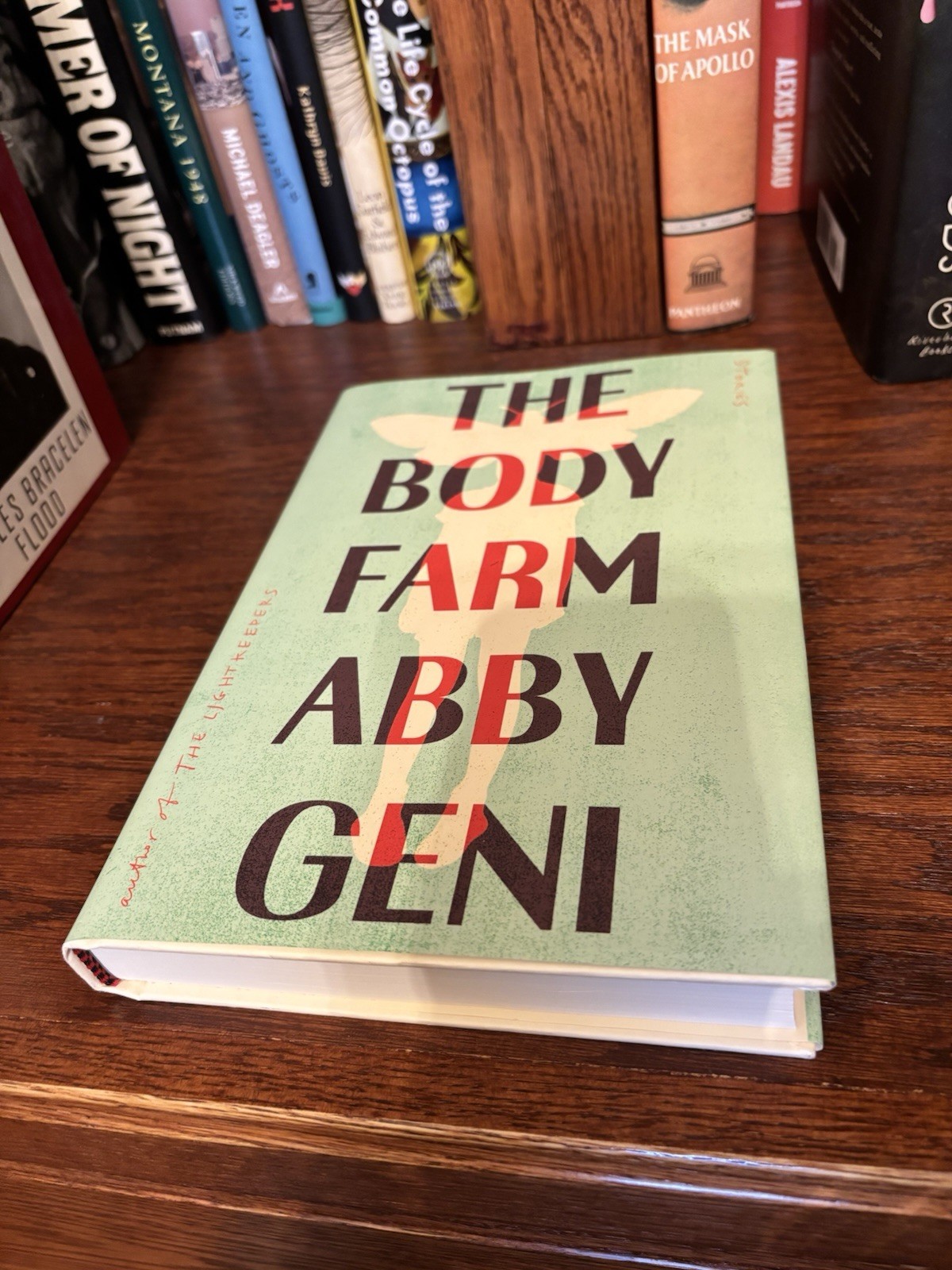 The Body Farm. Abby Geni. 1st HC Ptg Counterpoint 2024. Fine Unread