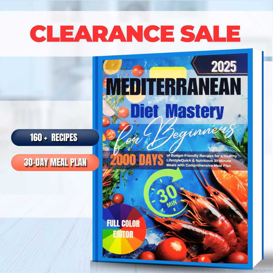 Mediterranean Diet Cookbook 2025 Edition | Full Color Сookbook | Hardcover