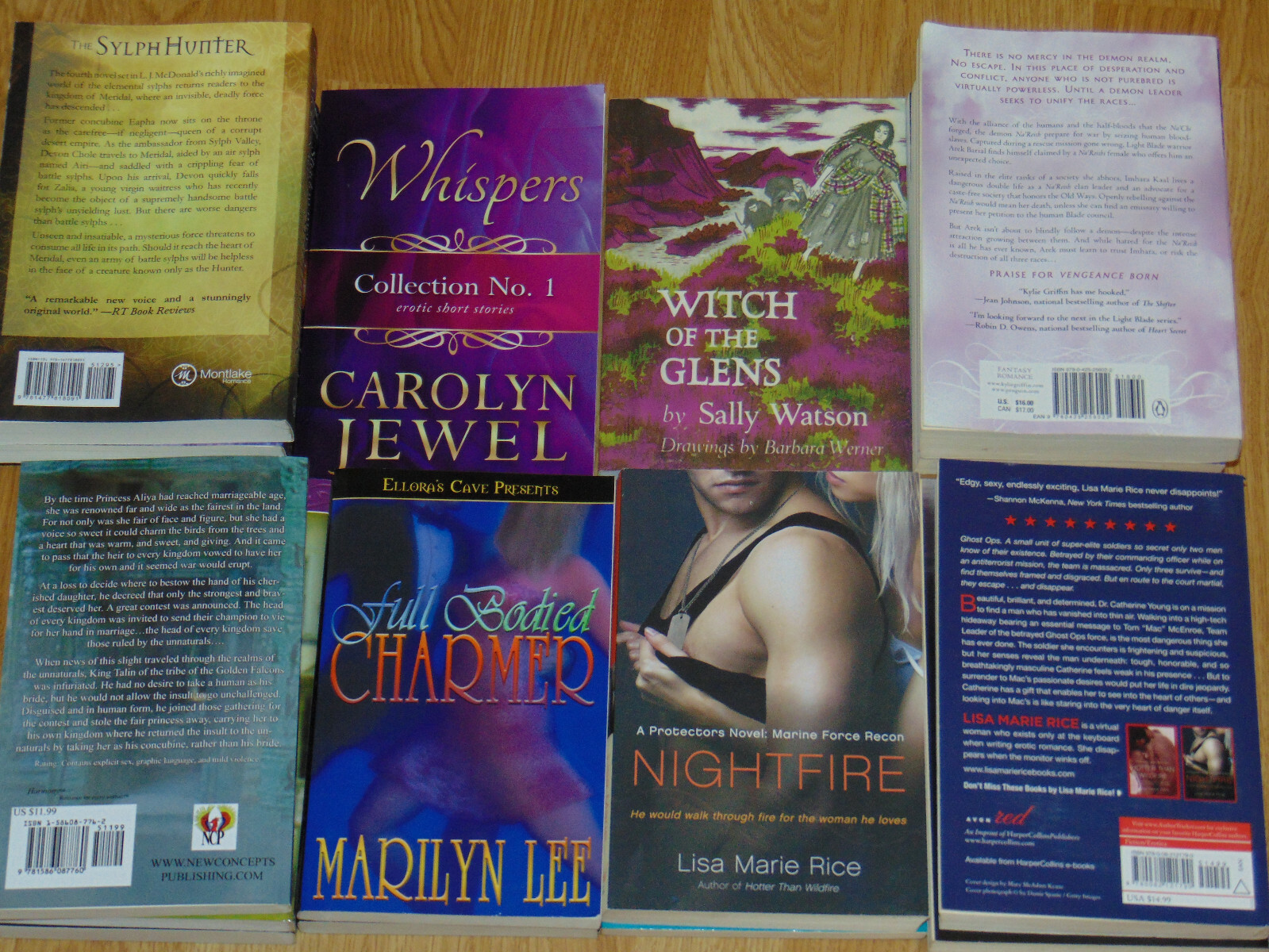 Romance / Fantasy Novels Books Random Mixed 2000’s & 2010’s Lot Of 18