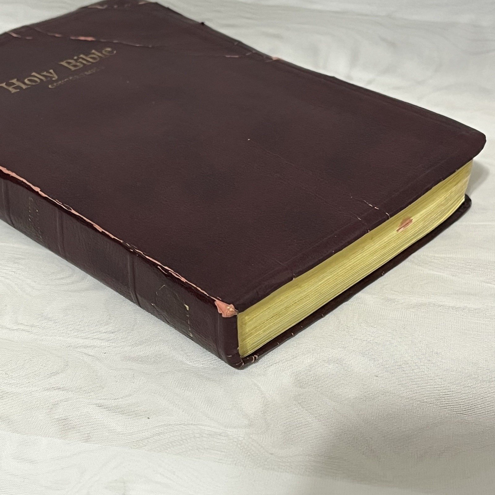 Holy Bible Concordance KJV Red Letter Edition 1973 Burgundy Word Aflame Press
