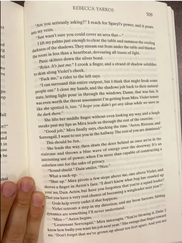 Fourth Wing — Xaden’s POV – Hardcover