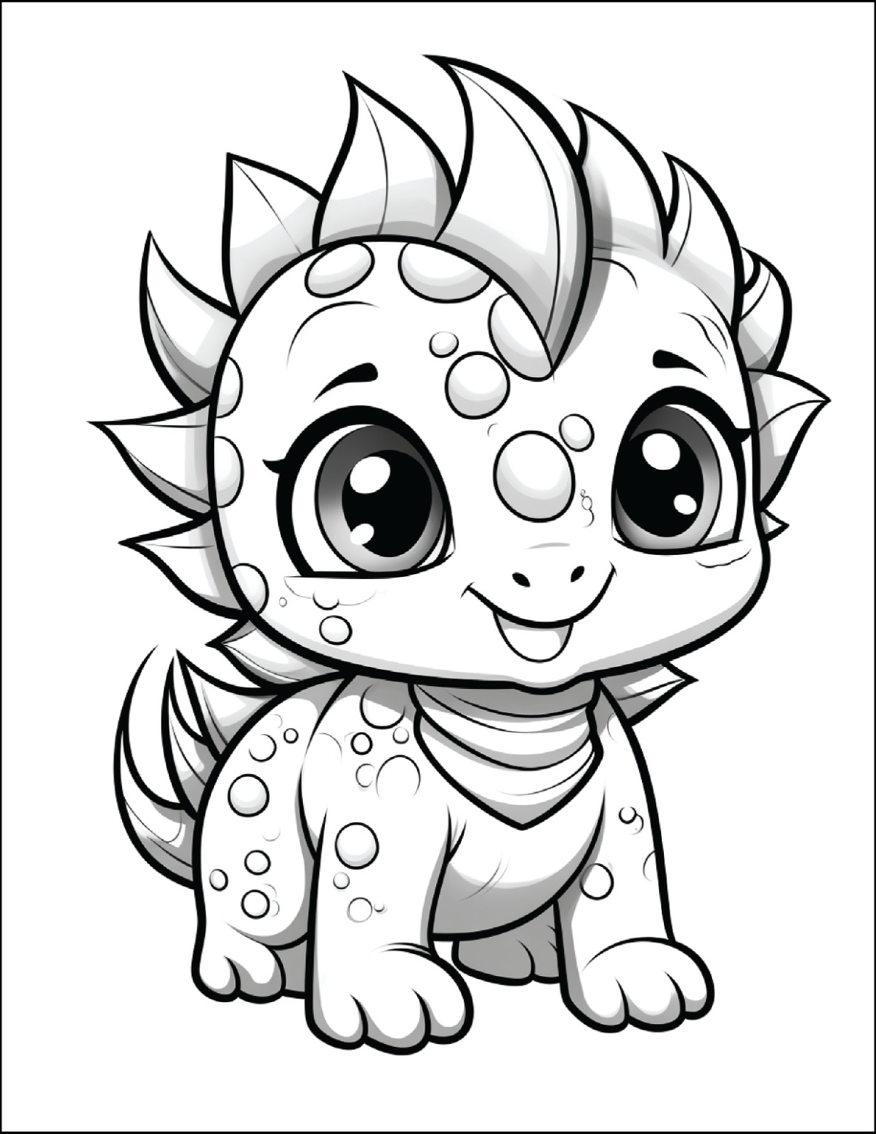 NEw Baby Dinosaur Coloring Book – Fun & 5. Spiral Bound Coloring Book