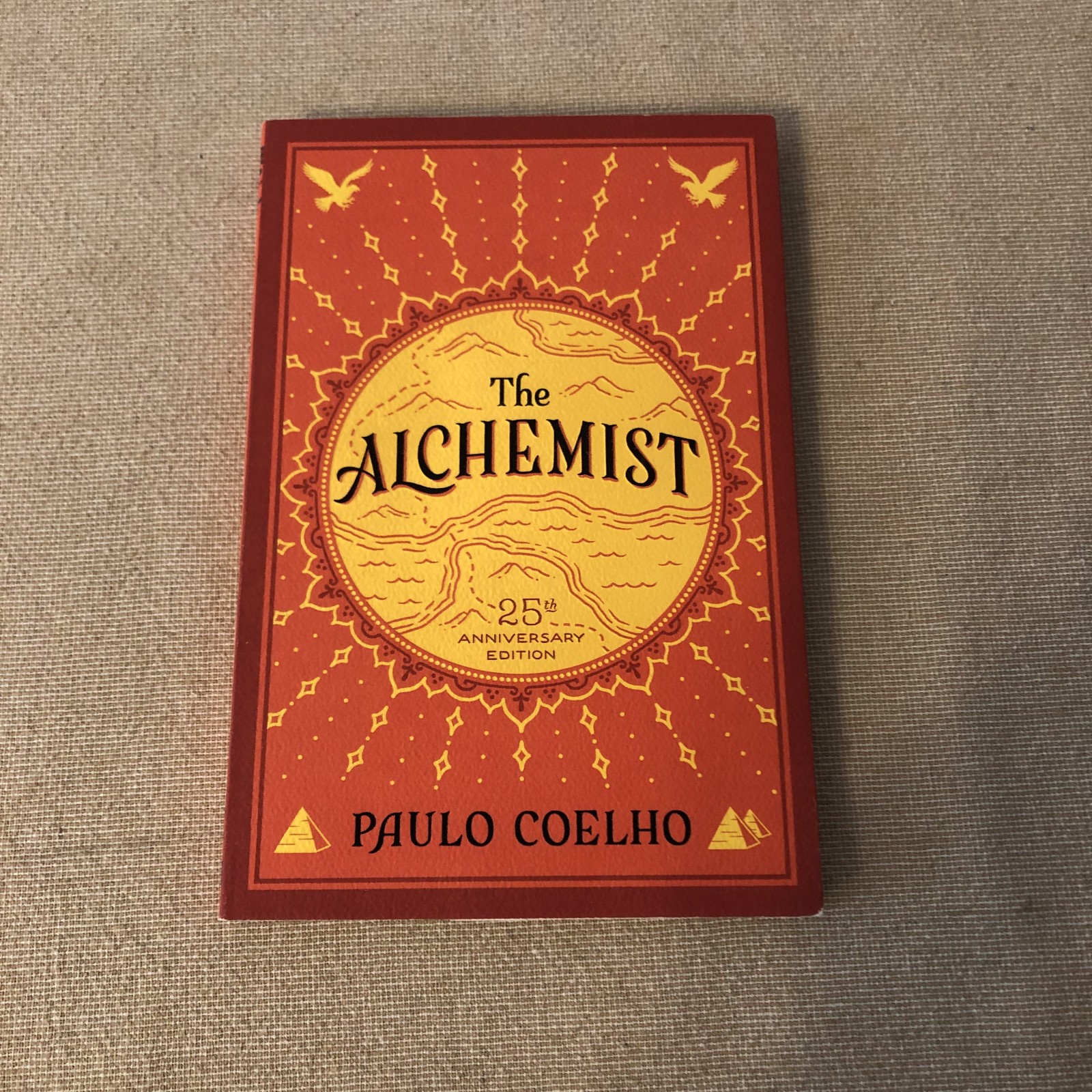The Alchemist 25th Anniversary Edition Paulo Coelho Paperback Book Clean Copy