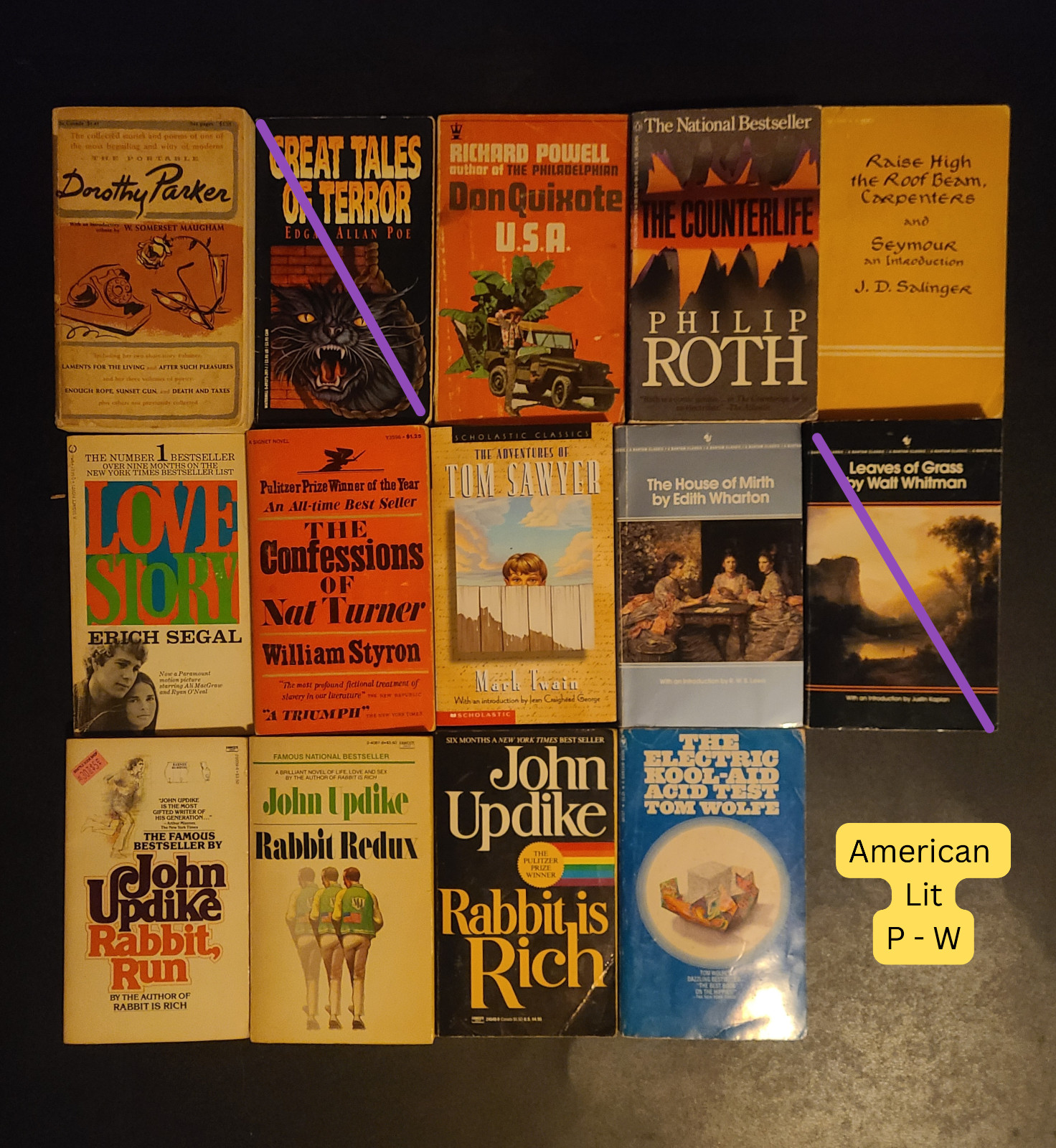 Vintage Paperbacks PICK YOUR OWN Set of 10 Classic Literature Steinbeck Austen