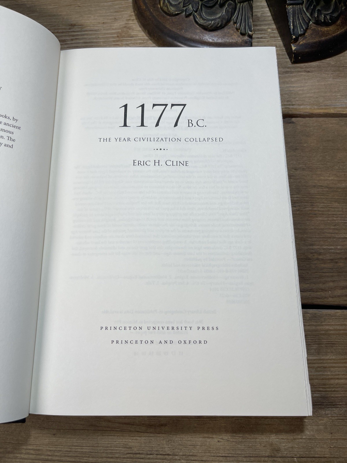 1177 B. C. : The Year Civilization Collapsed Eric H. Cline (2014, Hardcover)