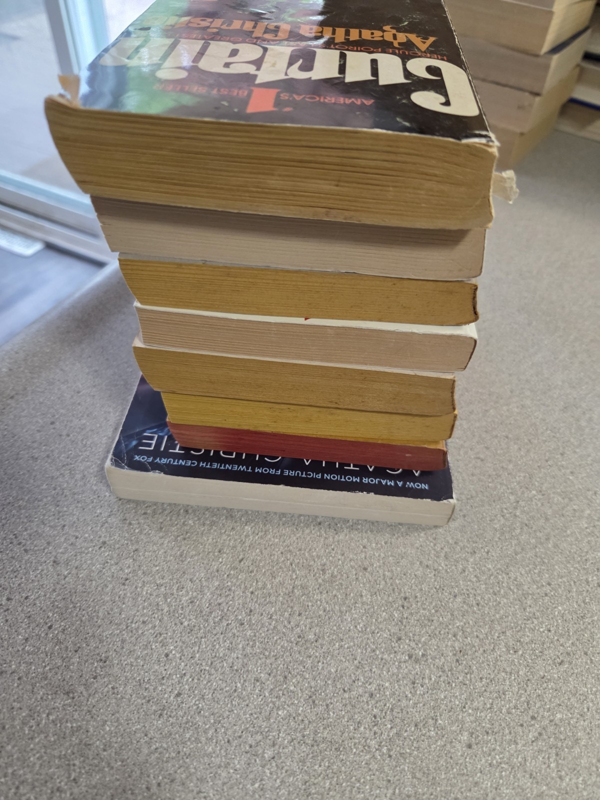 Agatha Christie Lot Of 8 Books Paperback Mystery Some Vintage