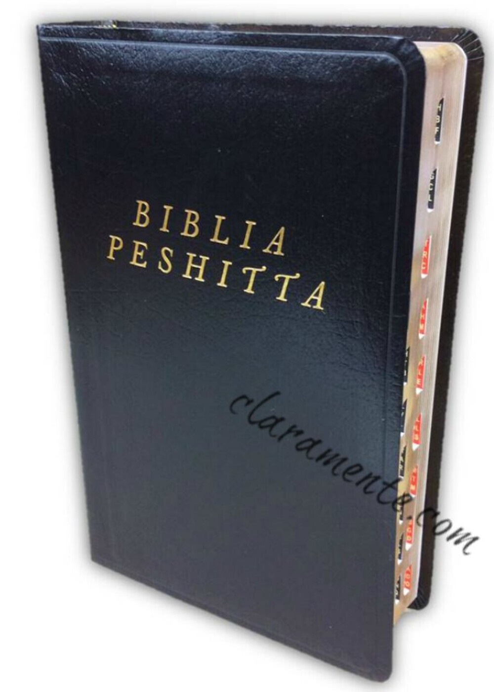 Biblia Peshitta Pastoral del Araemo de los antiguos manuscritos con indice