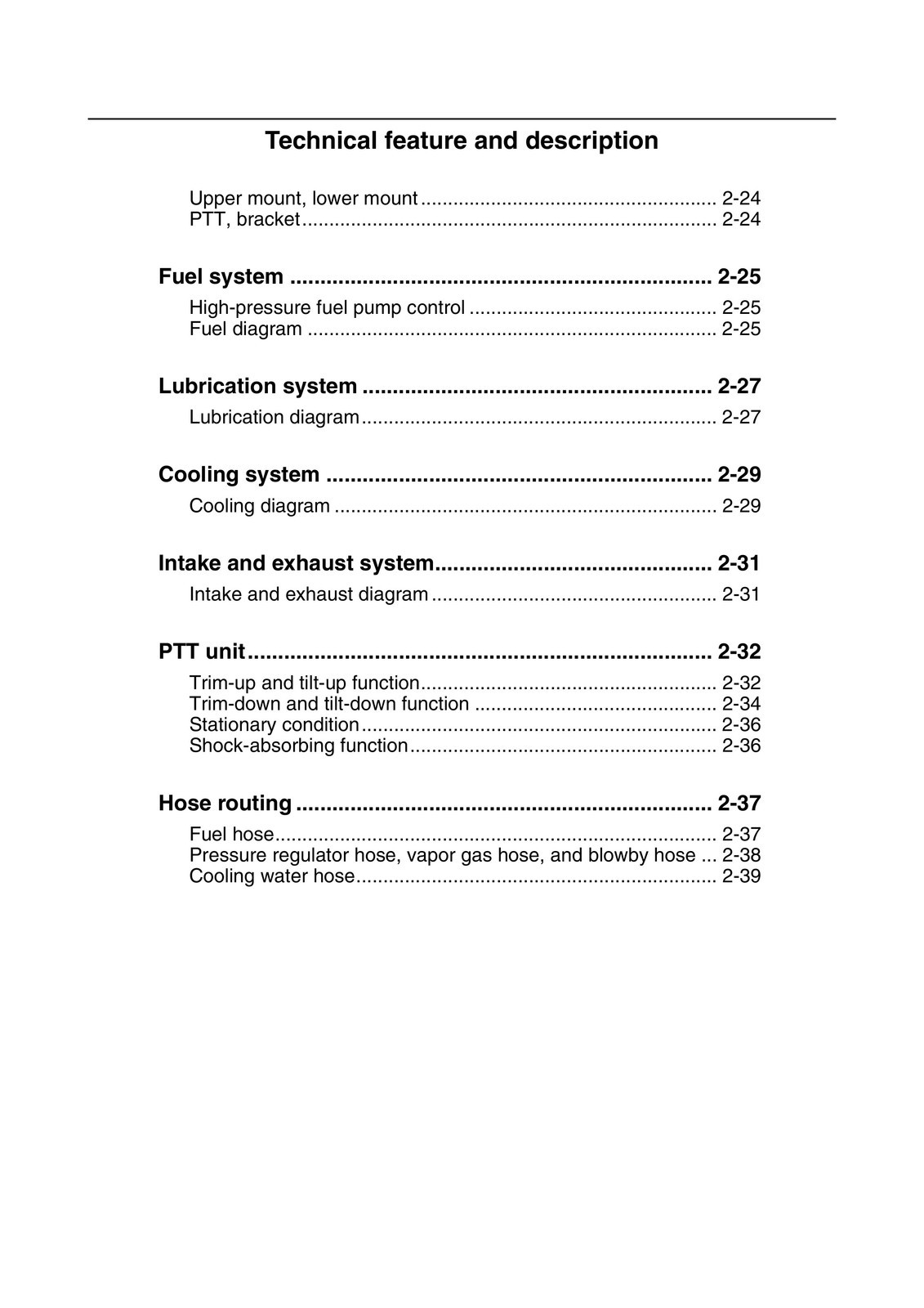 YAMAHA VF115A Outboard Service Manual – BIND – COVERING – XL FOLDOUT PAGES