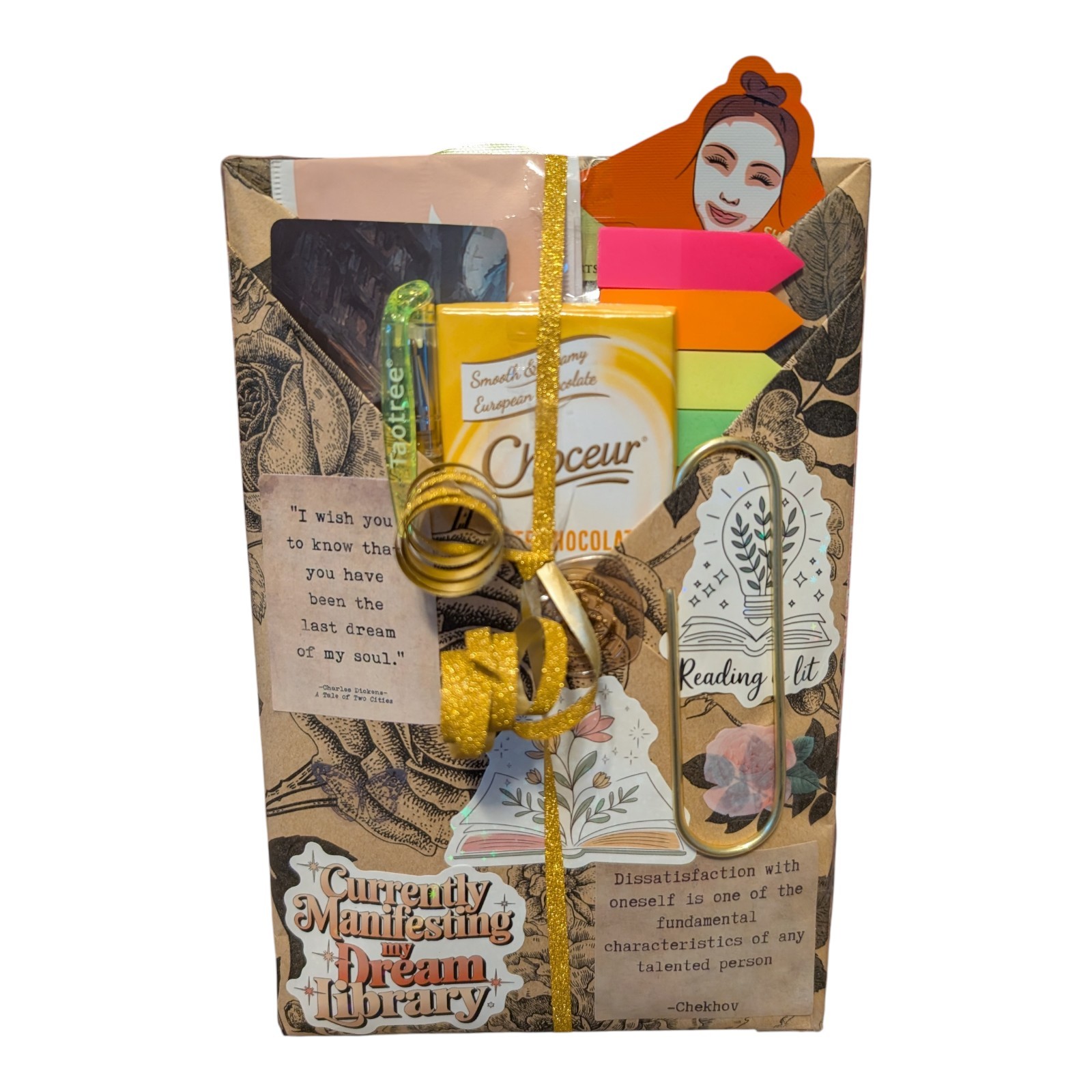 Enchanted Escape: Blind Date With A Book, Tea, Candy Bookmark More Booktok