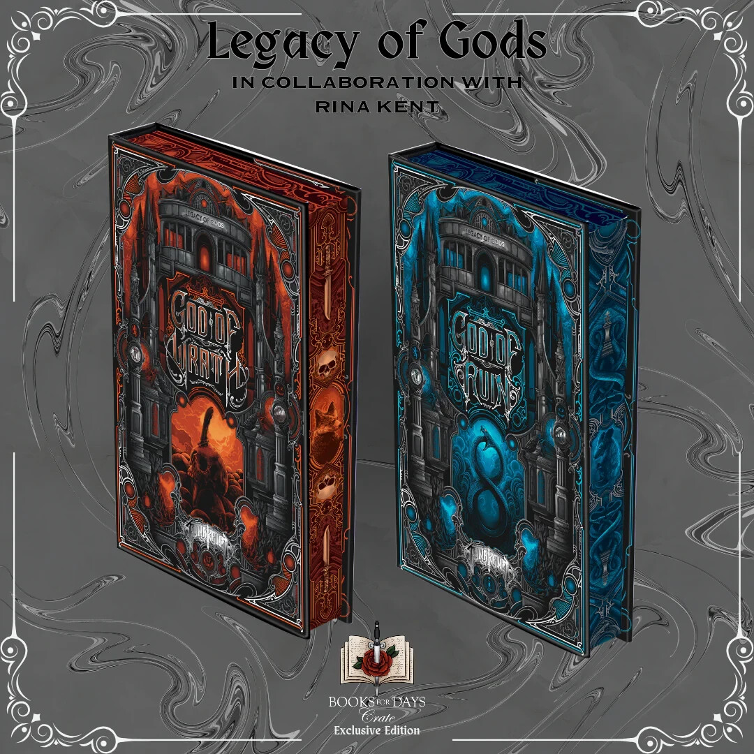 Legacy of Gods: God of Wrath & God of Ruin by Rina Kent BOOKS FOR DAYS Overlays
