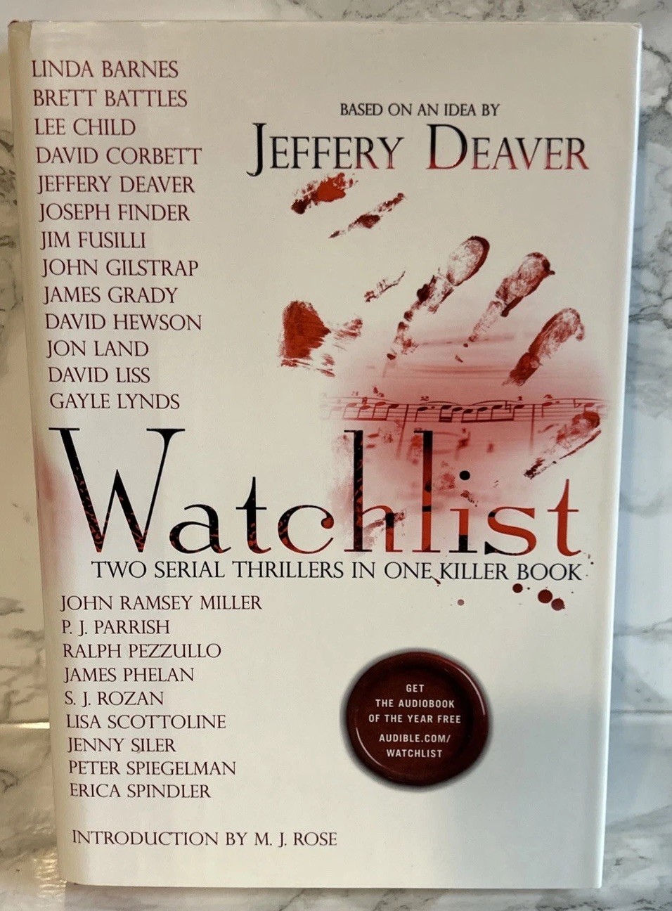 Jeffery Deaver WATCHLIST First Edition 1st Print Multiple Writers of Thrillers