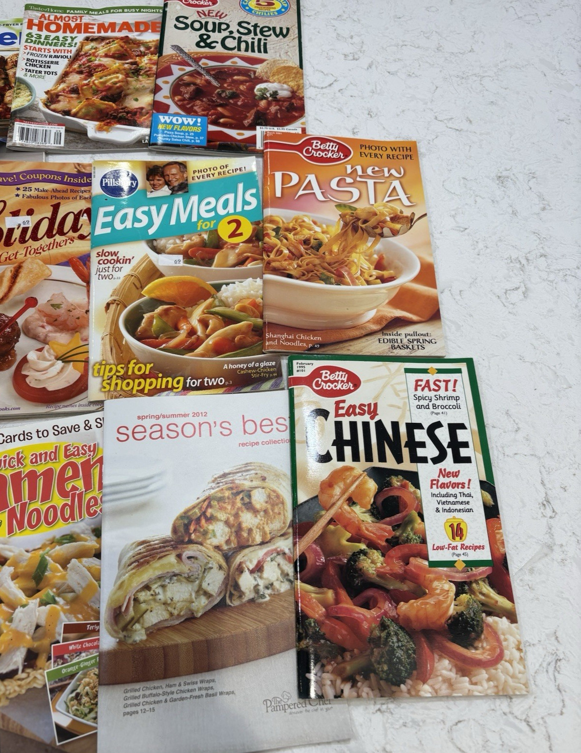 Lot of 22 Pillsbury, Betty Crocker, Taste of Home Small Cookbooks 2000 – 2010’s