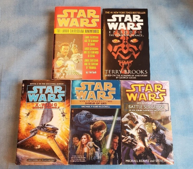 Star Wars 20 Book Lot MMPB Mixed X-wing Crisis Others VG LN