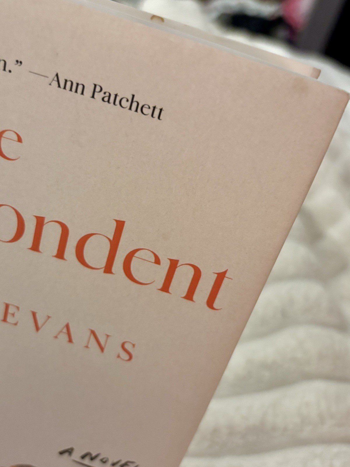 The Correspondent: Novel Hardcover First Edition Excellent Condition