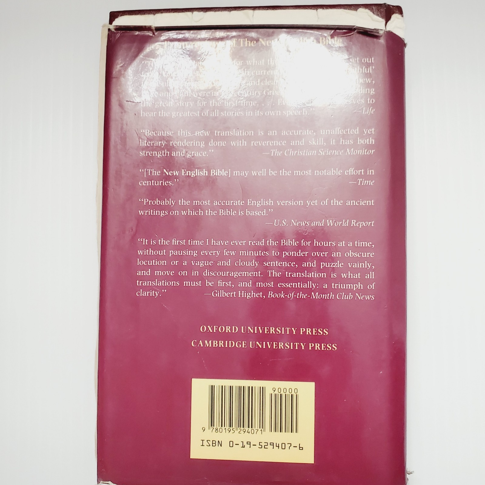 The Revised English Bible Book Oxford Cambridge Hardcover