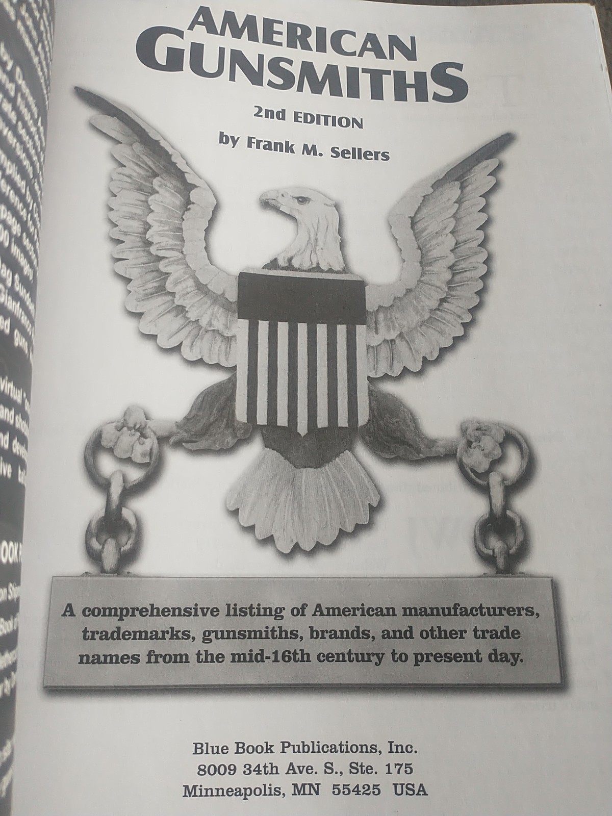 American Gunsmiths Second Edition by Frank M. Sellers. 2008 SC