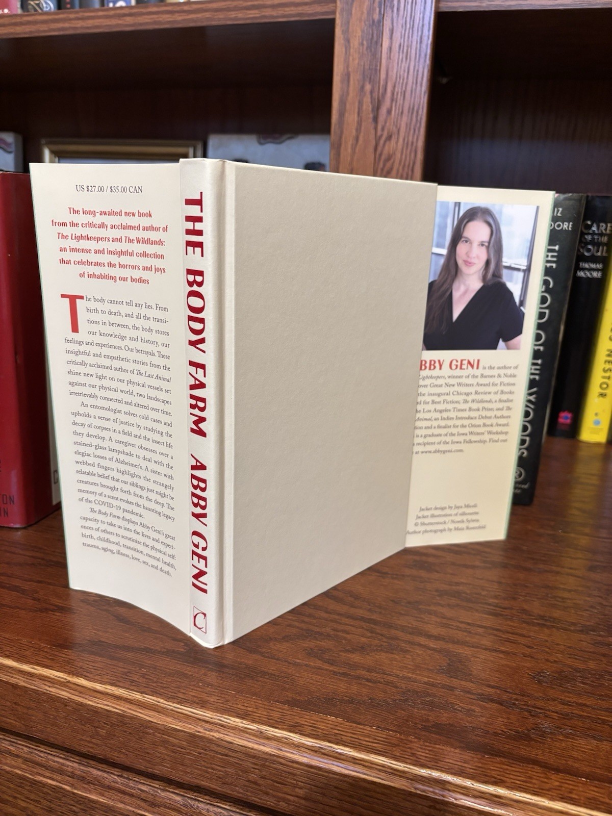 The Body Farm. Abby Geni. 1st HC Ptg Counterpoint 2024. Fine Unread