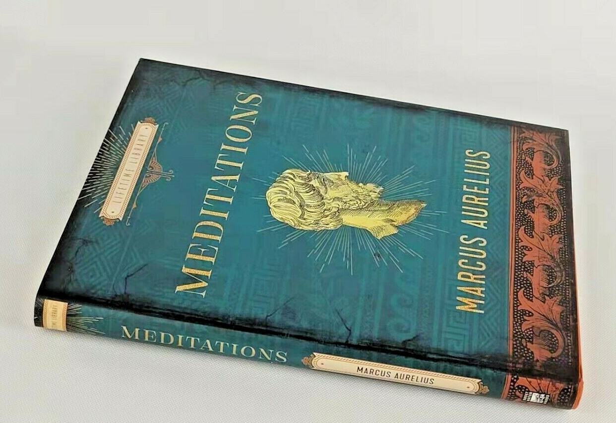 MEDITATIONS Marcus Aurelius George Long (8″x6″) Hardcover *Brand New*