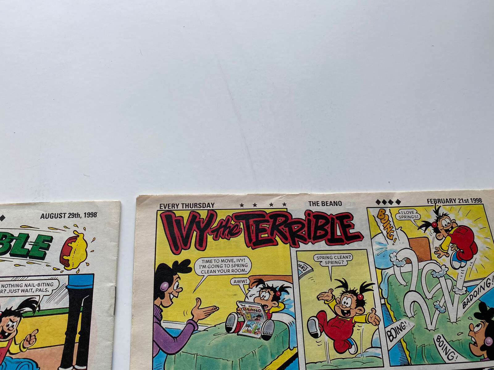 Vintage Beano Comic Book Dennis the Menace 1997 1998 #2901 2928 2860 2916 2890