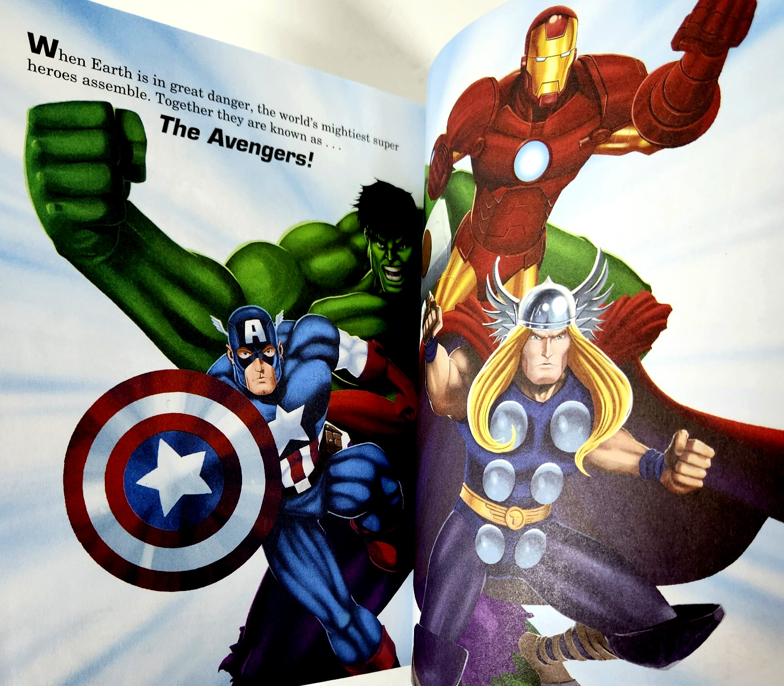 Marvel Little Golden Book Lot-3 IRON MAN, Avengers, Captain America HC 2010s