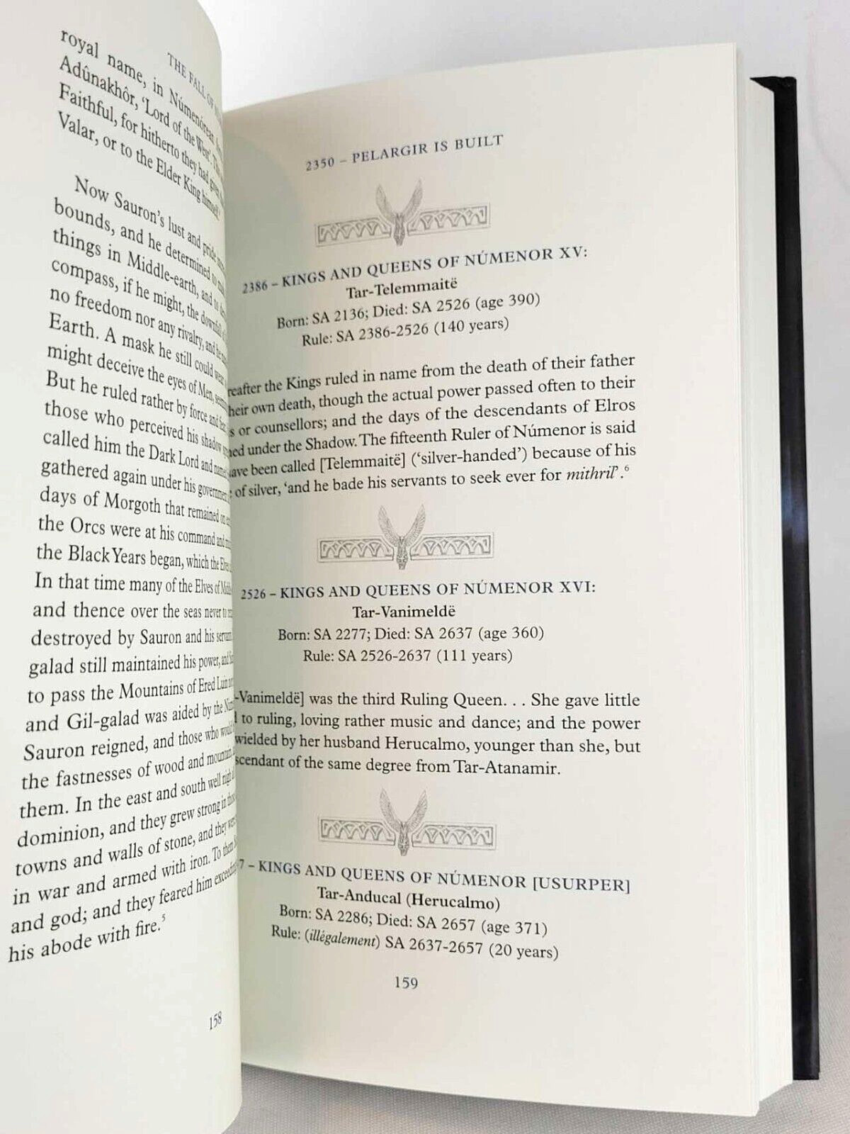 THE FALL OF NUMENOR J.R.R. Tolkien Alan Lee Illustrated Hardcover *Like New*