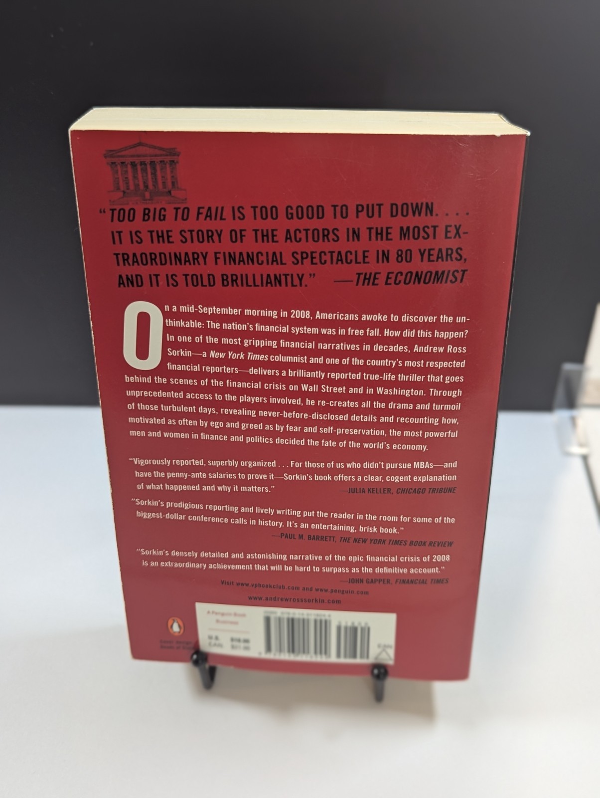 Too Big to Fail (Updated) | Andrew Ross Sorkin | Paperback | Very Good