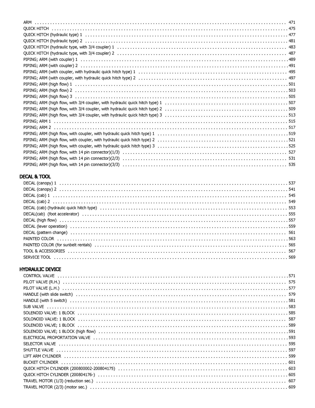 TAKEUCHI TL8 Compact Track Loader Parts Manual SN 200800002 Up – COIL BIND